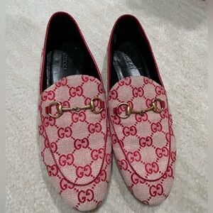 Gucci Princetown loafers, very rare red colour, excellent condition, no flaws